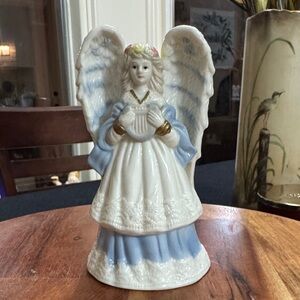 Porcelain Angel Bell Figurine